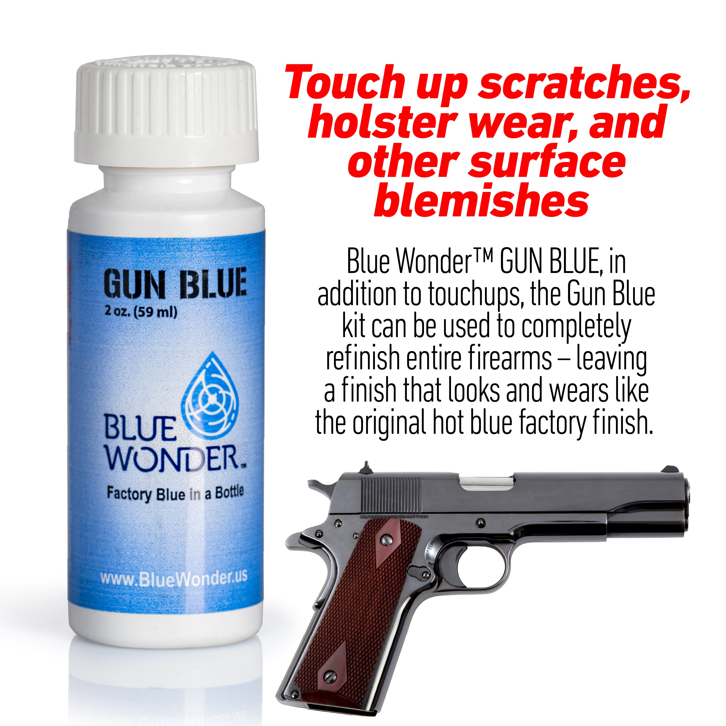 Blue Gun Gun Bluing Kits - Blue Wonder Gun Care Products